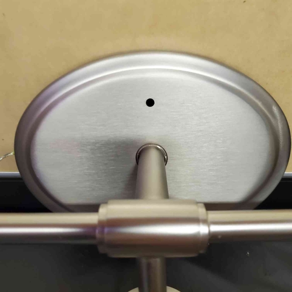 Bathroom 3-Spot Wall Lamp | Finish: Nickel Plated | Brand: Vallmora | RRR Home - Picture 4 of 4